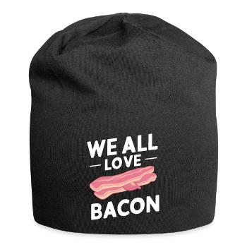Bacon Petit-déjeuner Bacon - Bonnet en jersey - noir - Devant