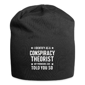 Conspiracy theorist Conspiracy theory - Jersey Beanie - black - Front