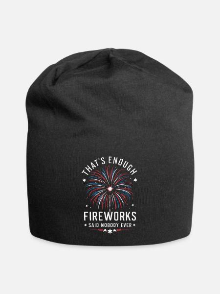 Pyrotechniker Feuerwerk Pyrotechnik - Jersey-Beanie - Schwarz