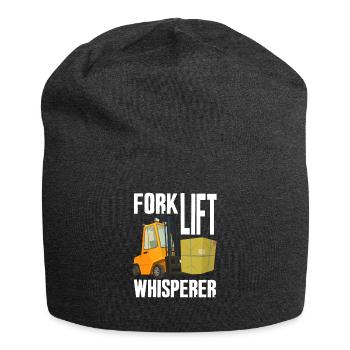 Gabelstapler Flüsterer - Jersey-Beanie - Anthrazit - Vorne