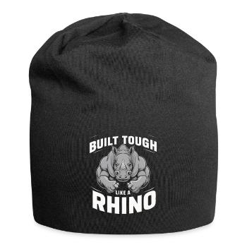 Rhinocéros Rhinocéros - Bonnet en jersey - noir - Devant