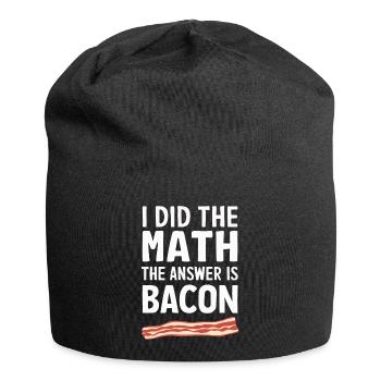 Bacon Breakfast Bacon - Jersey Beanie - black - Front