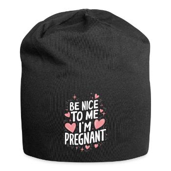 Grossesse Grossesse Accouchement - Bonnet en jersey - noir - Devant