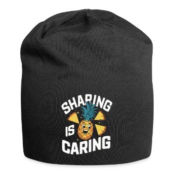 Pineapple tropical hawaiian fruit - Jersey Beanie - black - Front