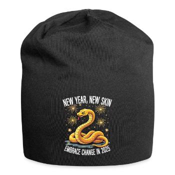 Year of the Wood Snake Chinese New Year 2025 - Jersey-Beanie - Schwarz - Vorne