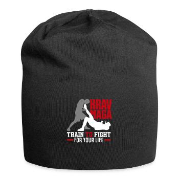 Krav Maga Formation Arts Martiaux - Bonnet en jersey - noir - Devant