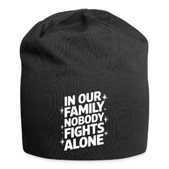 Cancer Awareness Cancer Breast Cancer - Jersey Beanie - black - Front