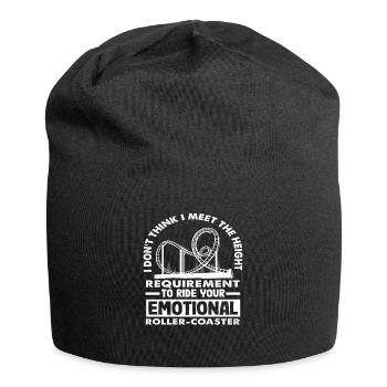 emotional roller coaster I don't fulfill the - Jersey Beanie - black - Front