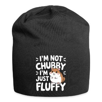 Hamster - Jersey-Beanie - Schwarz - Vorne