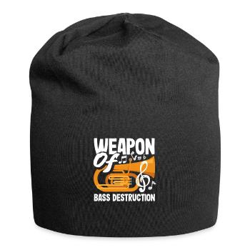 Tuba Player Weapon of Bass Destruction - Jersey Beanie - black - Front