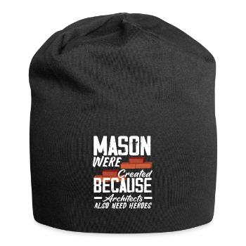 Masons and masons became heroes of the - Jersey Beanie - black - Front
