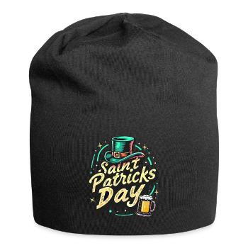 Saint Patrick's Day Beer - Jersey Beanie - black - Front