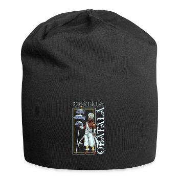 Dieu Yoruba - Obatala - Bonnet en jersey - noir - Devant