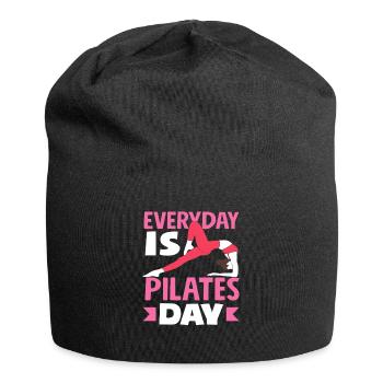 Pilates Ist Dein Tägliches Ritual - Jersey-Beanie - Schwarz - Vorne