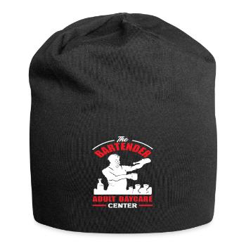 Der Barkeeper Erwachsene Tagespflege Center - Jersey-Beanie - Schwarz - Vorne