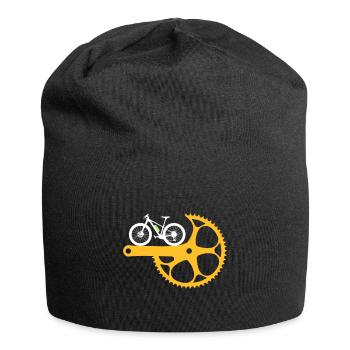 Bicycle crank mountain bike Ebike bicycle bike - Jersey Beanie - black - Front