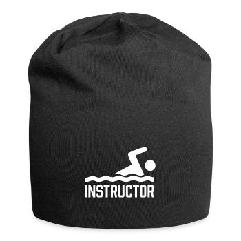 Swimming Instructor Swimming Swimming Coach Swimming Course - Jersey Beanie - black - Front
