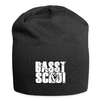 Basst Scho Bass Gitarre Bassist Bassisten - Jersey-Beanie - Schwarz - Vorne