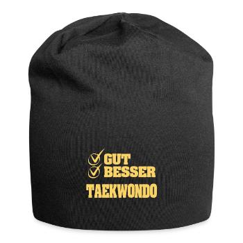Taekwondo - Jersey-Beanie - Schwarz - Vorne