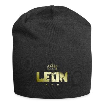 Leon - Jersey Beanie - charcoal grey - Front