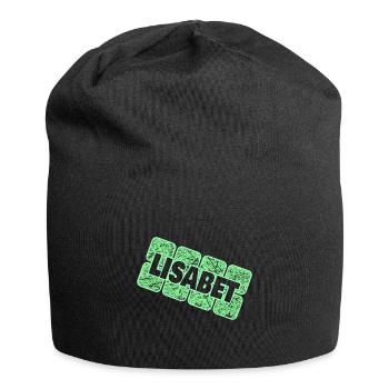 Mother Infant First name Lisabet - Jersey Beanie - black - Front