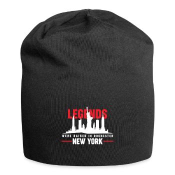 Legends Raised In Rochester New York - Jersey Beanie - black - Front