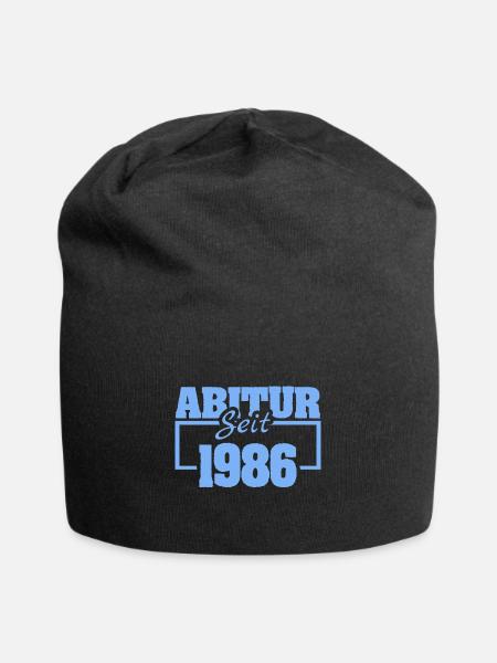 1986 - Jersey-Beanie - Schwarz