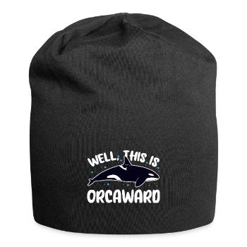 Well This Is Orcaward Killer Whaler Orca - Jersey-Beanie - Schwarz - Vorne