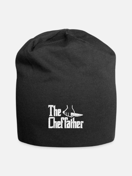 Cheffather Chef Chef Chef Chef - Bonnet en jersey - noir