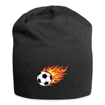 Soccer Flame - Jersey Beanie - black - Front