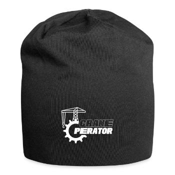 Kranführer Krane Kranfahrer Kran - Jersey-Beanie - Schwarz - Vorne