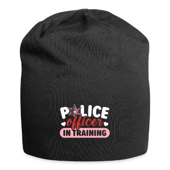 Policier en formation Policier - Bonnet en jersey - noir - Devant