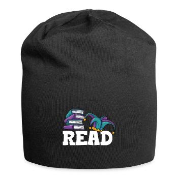Lesen - Jersey-Beanie - Schwarz - Vorne