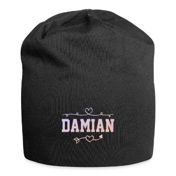 Damian - Jersey-Beanie - Schwarz - Vorne