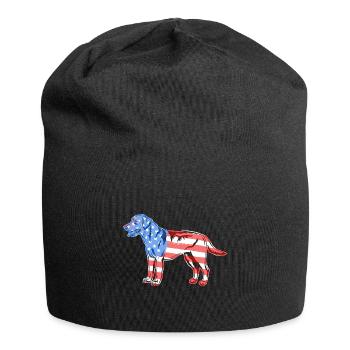 Labrador Retriever Labrador Retriever Flag - Jersey Beanie - black - Front