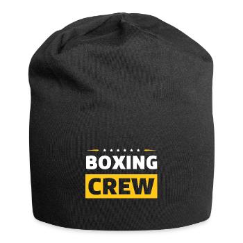 Équipe de boxe - Bonnet en jersey - noir - Devant