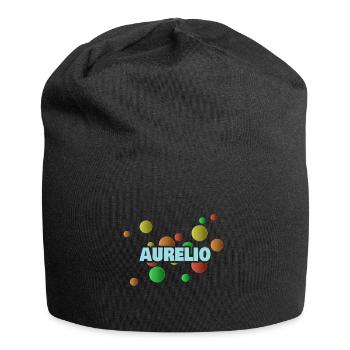 Vorname Aurelio - Jersey-Beanie - Schwarz - Vorne