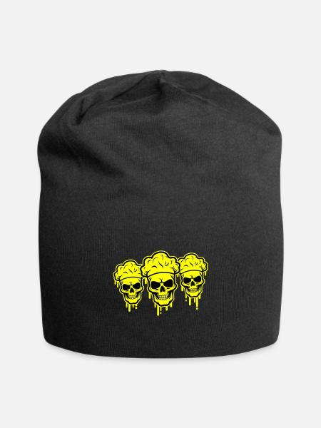 Chef Skeleton - Jersey Beanie - black