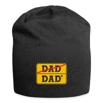 Best Dad Ever Father With 2 Kids - Jersey-Beanie - Schwarz - Vorne