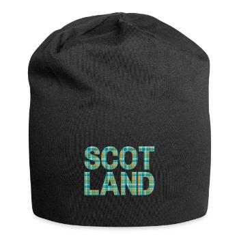 Schottland Tartan Schriftzug Dudelsack Highlands - Jersey-Beanie - Schwarz - Vorne