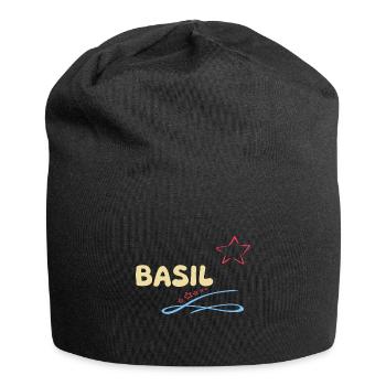 Gift Basil - Jersey Beanie - black - Front