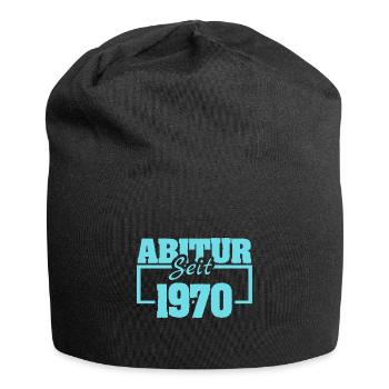 Abiturient 1970 - Jersey-Beanie - Schwarz - Vorne