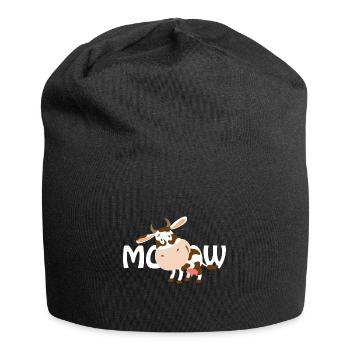 cow - Jersey Beanie - black - Front