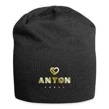 Anton Herz - Bonnet en jersey - noir - Devant