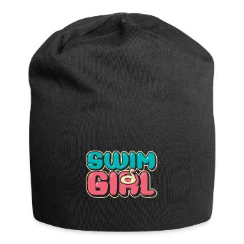 Swimming Girls - Jersey Beanie - black - Front