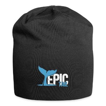 Orca Beobachtung für Buckelwale und Meerwale - Jersey-Beanie - Schwarz - Vorne