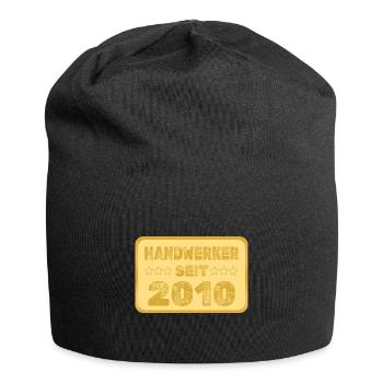 seit 2010 - Jersey-Beanie - Schwarz - Vorne