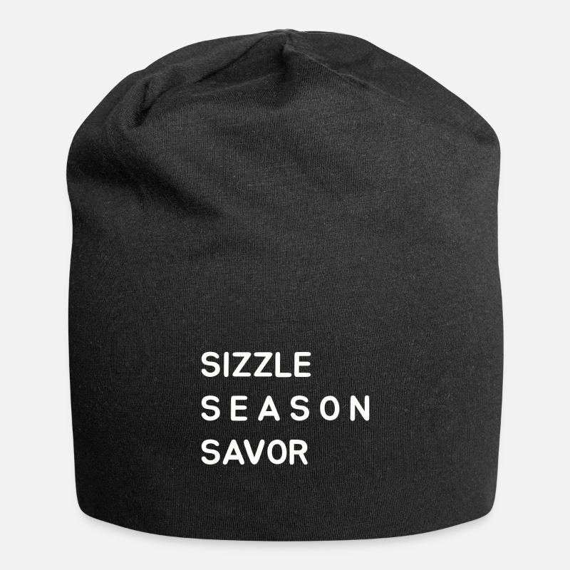 Saveur de saison grésillante - Bonnet en jersey - noir