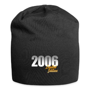 2006 Year of birth 18th birthday - Jersey Beanie - black - Front