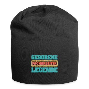 Gift for skilled workers - Jersey Beanie - black - Front